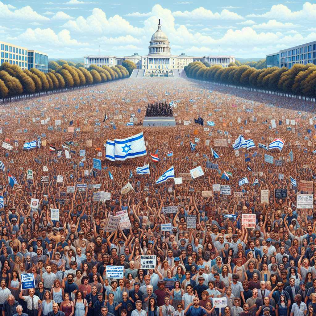 Massive Pro-Israel Rally Sweeps D.C.: A Resounding Stand Against Antisemitism and For Hostages' Freedom!